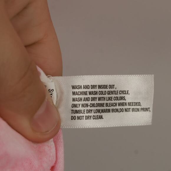 Gap Women's The Mercer V-Neck Pocket T-Shirt Striped Print Size S Pink/White - Picture 5 of 5